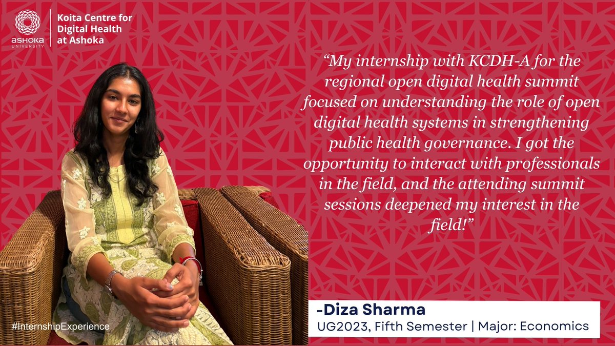 Koita Centre for Digital Health - Ashoka (KCDH-A) tweet media