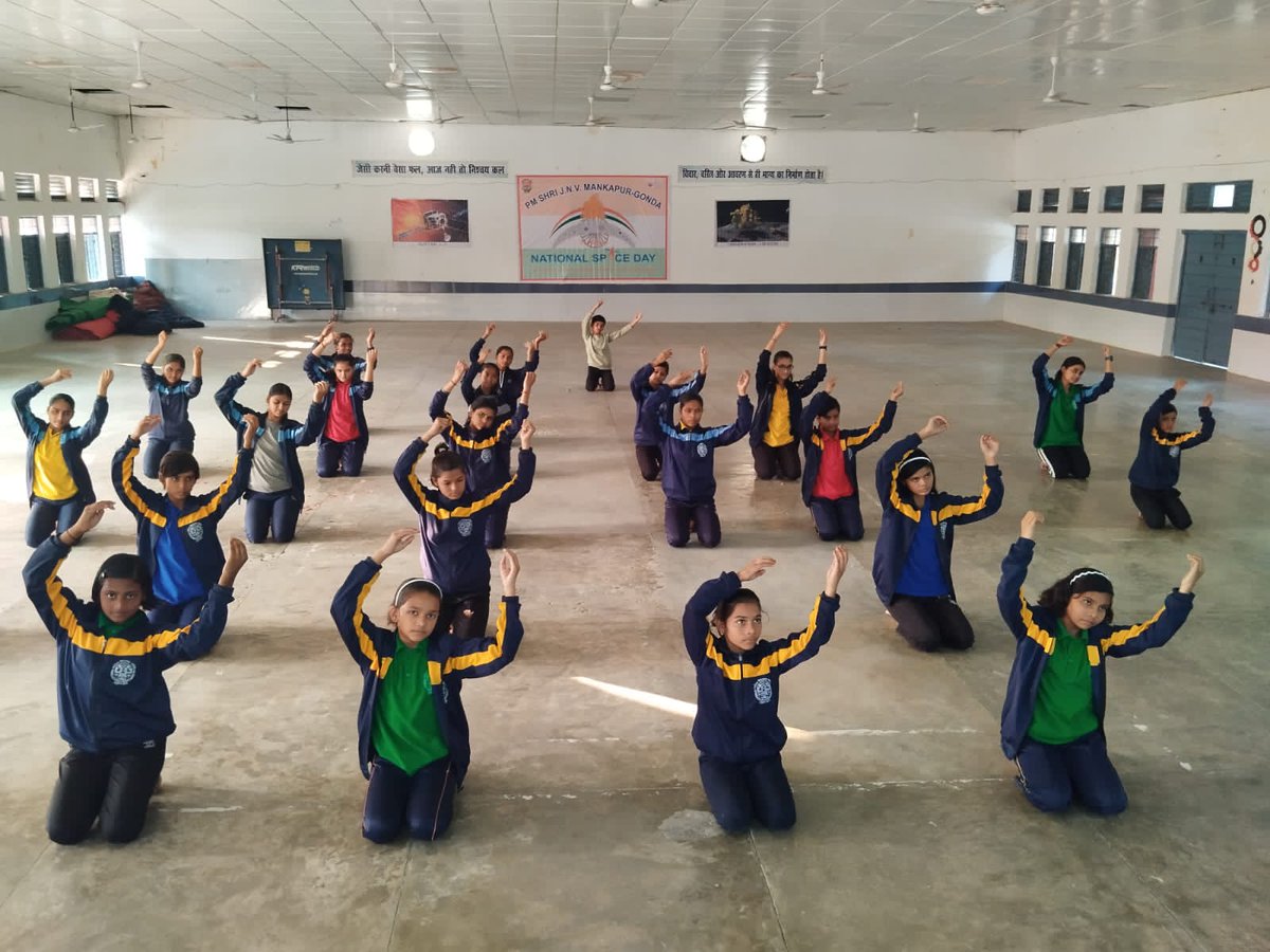 manakpaur's tweet photo. Music classes conducted at JNV Gonda under PM SHRI Scheme. https://t.co/mBtmlvd7y7