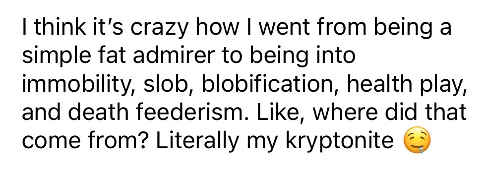 Fat Confessions (@fatanonposting) on Twitter photo 