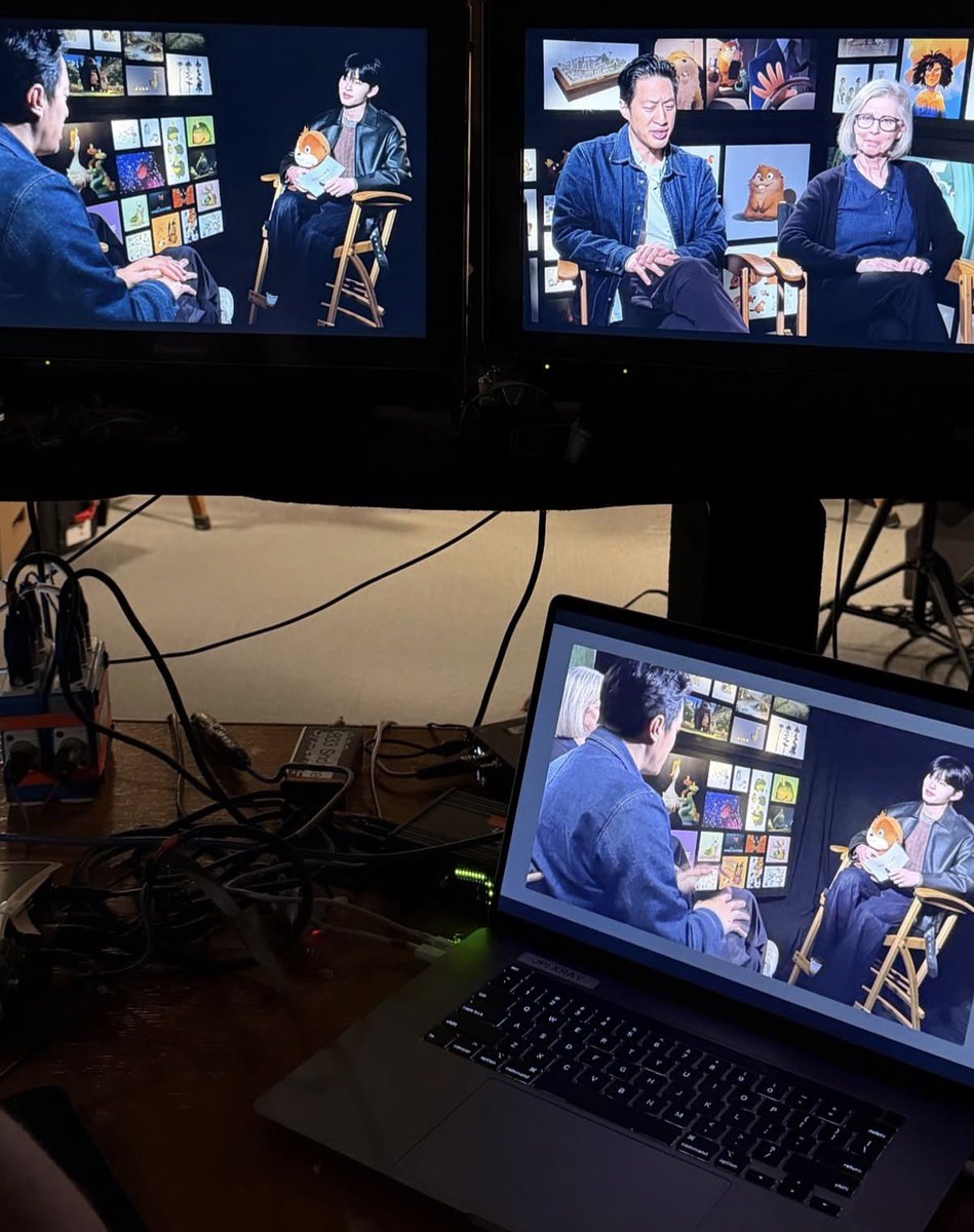 นั่งสัมภาษณ์ทีมผู้กำกับ hoppers ปังปอนด์เก่งงง 😭😭😭😭😭😭😭😭

#PondXHoppers #ppnaravit