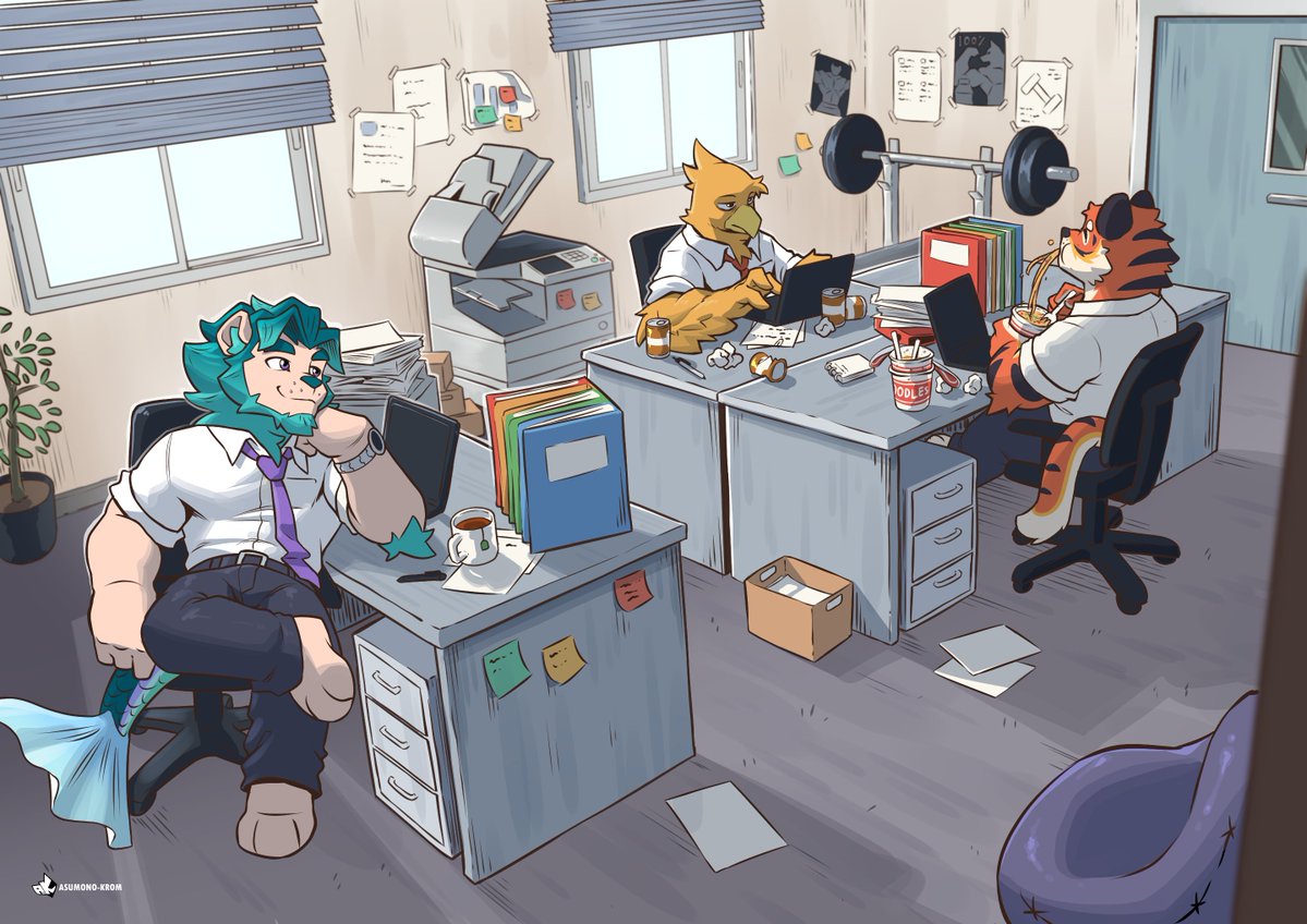 asumono_krom's tweet image. They're coworkers!

Access more early posts on PP