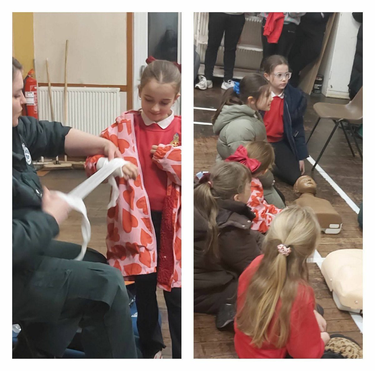 The girls at 5th Motherwell had a visit from the <a href="/Scotambservice/">Scottish Ambulance</a>  
The girls learned some basic first aid skills and even had the chance to go into the ambulance, which was very exciting! <a href="/gbinscotland/">GB Scotland</a>