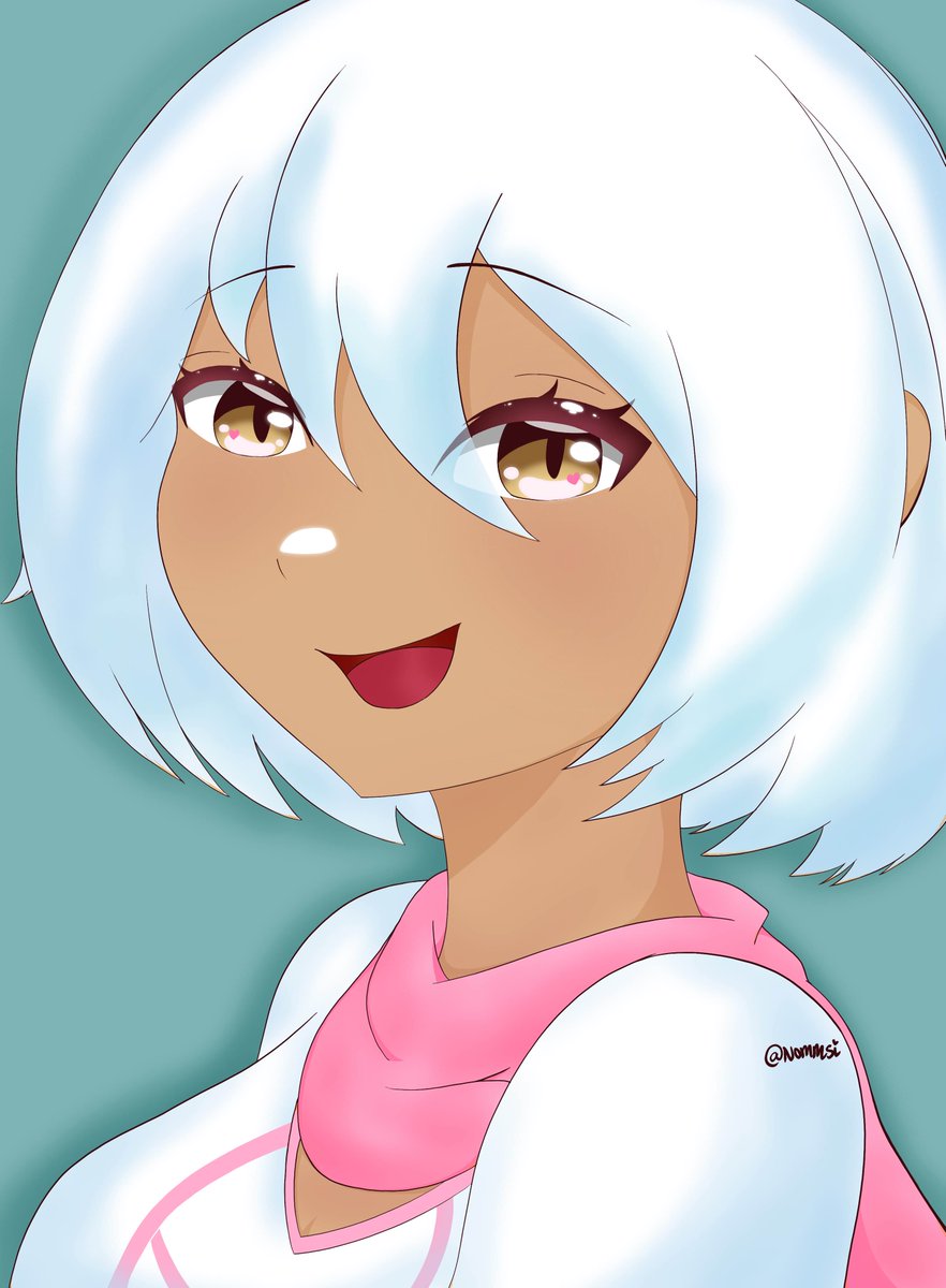 NommsiNomsense's tweet photo. Doodle for @HorizonVTube 
her oc is super cute! yeee 

 #oc #commissionart #artmoots https://t.co/TDnUlyuJIb