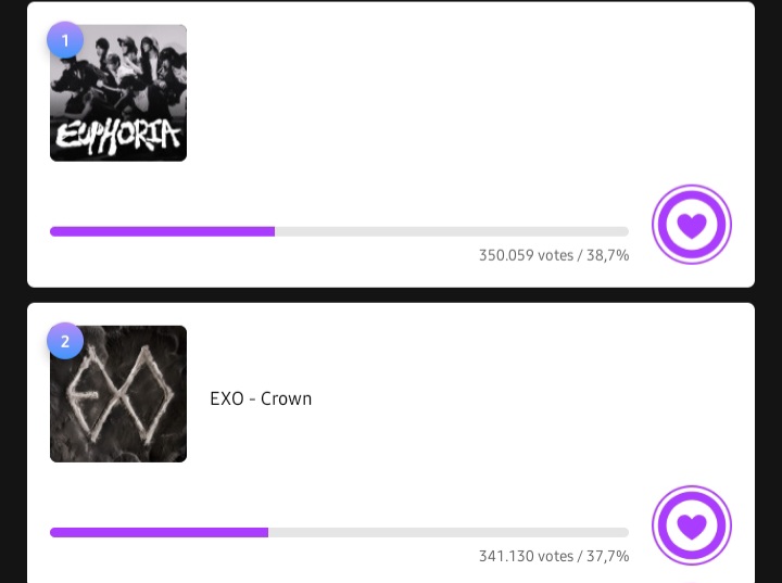 EXO Streaming & Voting tweet media