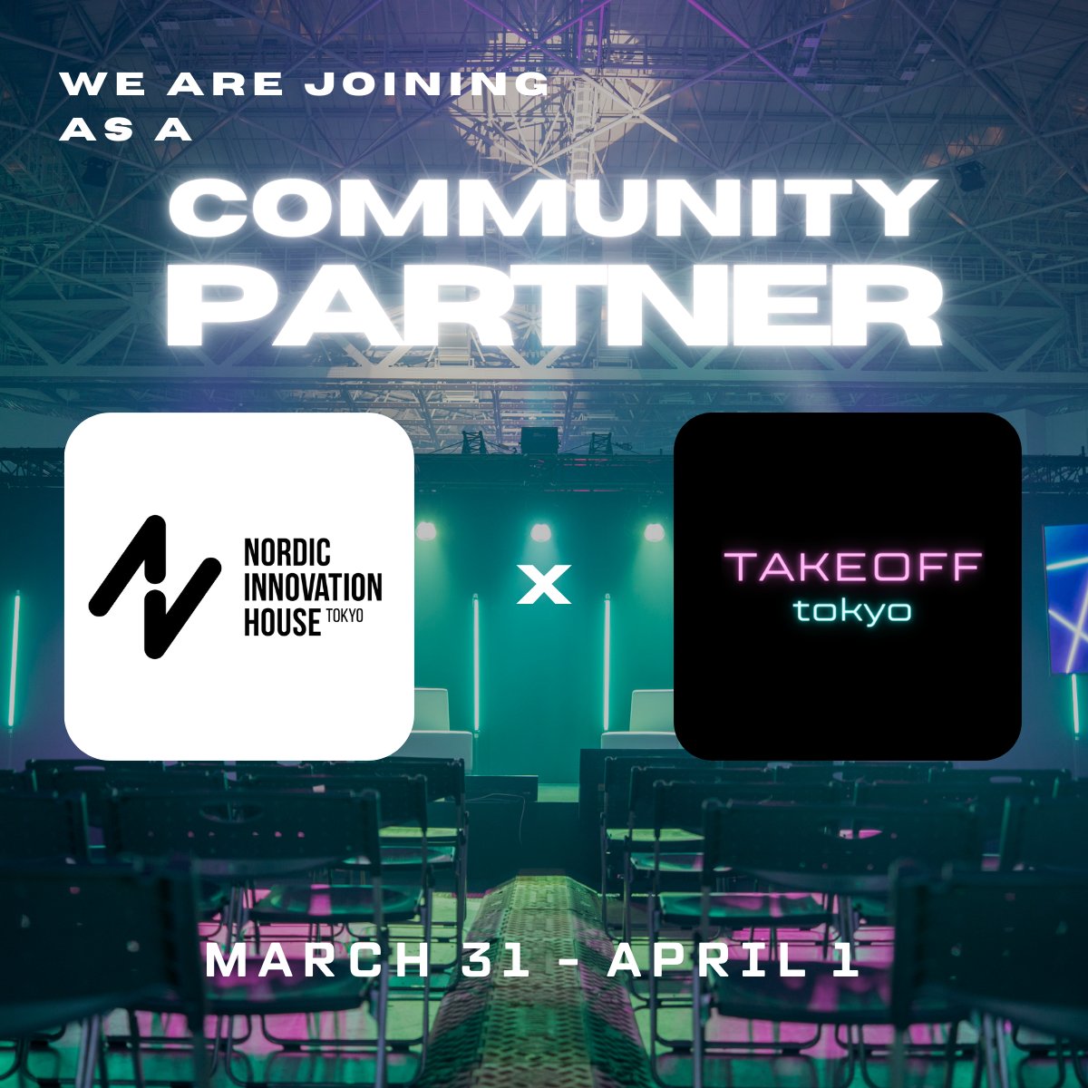 🚀 Nordic Innovation House Tokyoは <a href="/takeoff_tokyo/">Takeoff Tokyo 🛫🗼</a> 2026 とコミュニティパートナーとして連携します。

北欧🇳🇴🇸🇪🇫🇮🇩🇰🇮🇸 × 日本🇯🇵のスタートアップを接続
🗓 3/31–4/1｜📍東京ビッグサイト
🎟 割引コードあり（NIH Tokyoまで）

#TakeoffTokyo2026 #北欧スタートアップ #日本スタートアップ