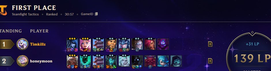 timkillzgaming's tweet photo. Need two 3 stars 4 cost to beat one 3 star 4 cost LMFAO! So over this patch https://t.co/dmS3ULrVQK
