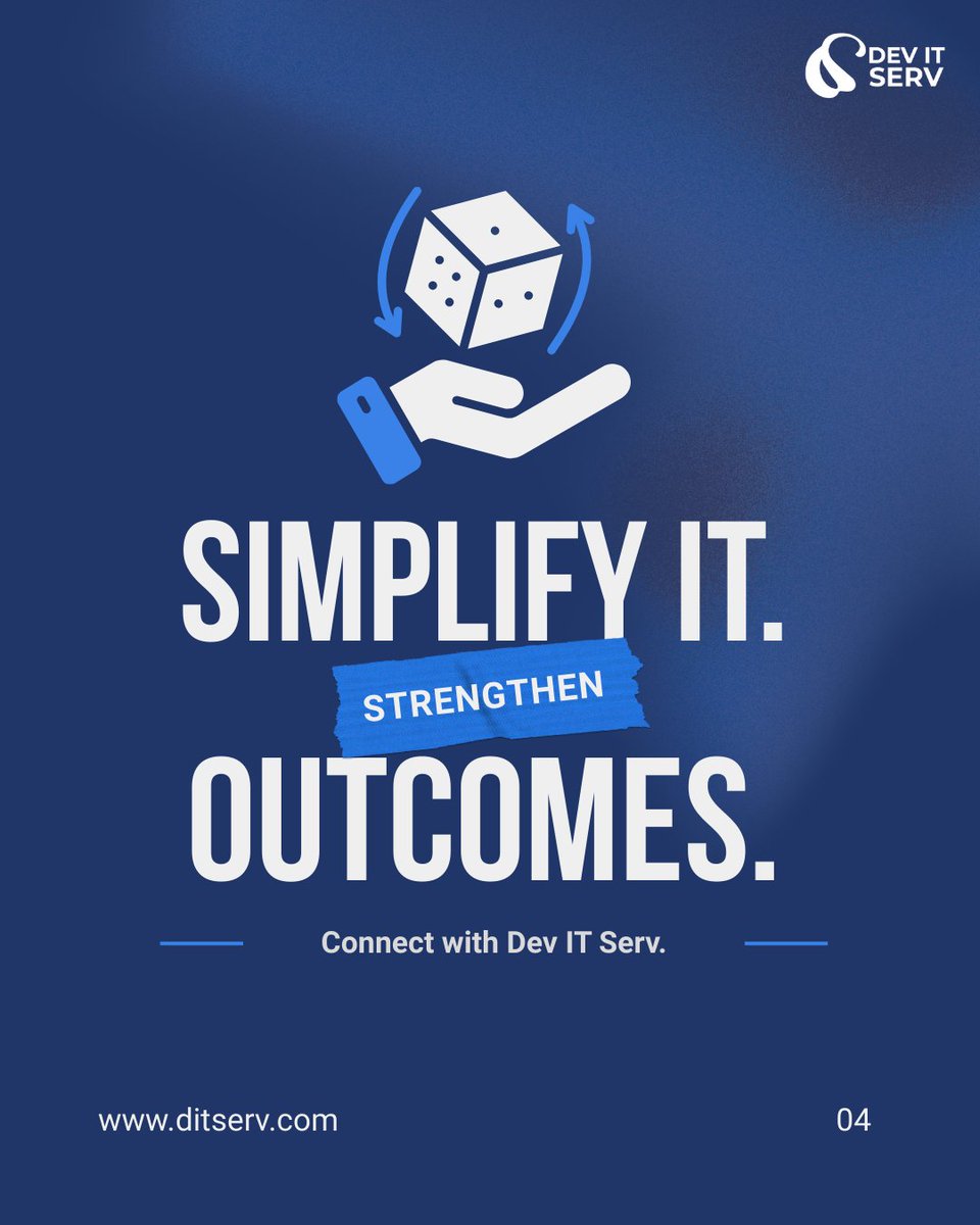 devitserv's tweet photo. As IT environments grow, complexity increases and so do risks.
Lack of visibility slows decisions and impacts outcomes.
One system. One view. Better outcomes.
Simplify your IT. Strengthen outcomes.
🌐 https://t.co/OkD8qn5dHW

#ManagedITServices #ITSimplification #ModernIT https://t.co/d3xYzOzNvp