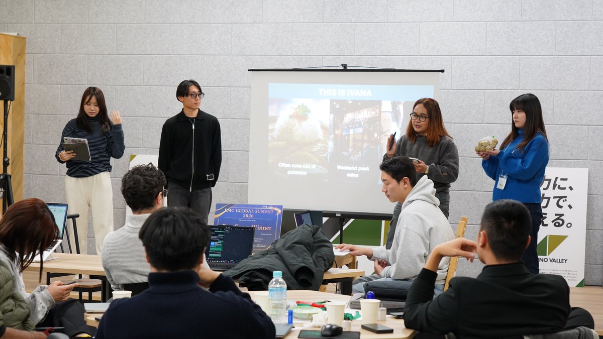 mu_emc's tweet image. EMC GLOBALのBootCamp開催中！日本をはじめアジア各国から集まった学生たちがグローバルなチームを組んで、3日間でビジネスアイデアを構築します。EMC生も活躍中！
＃武蔵野EMC #EMCGLOBAL #BootCamp