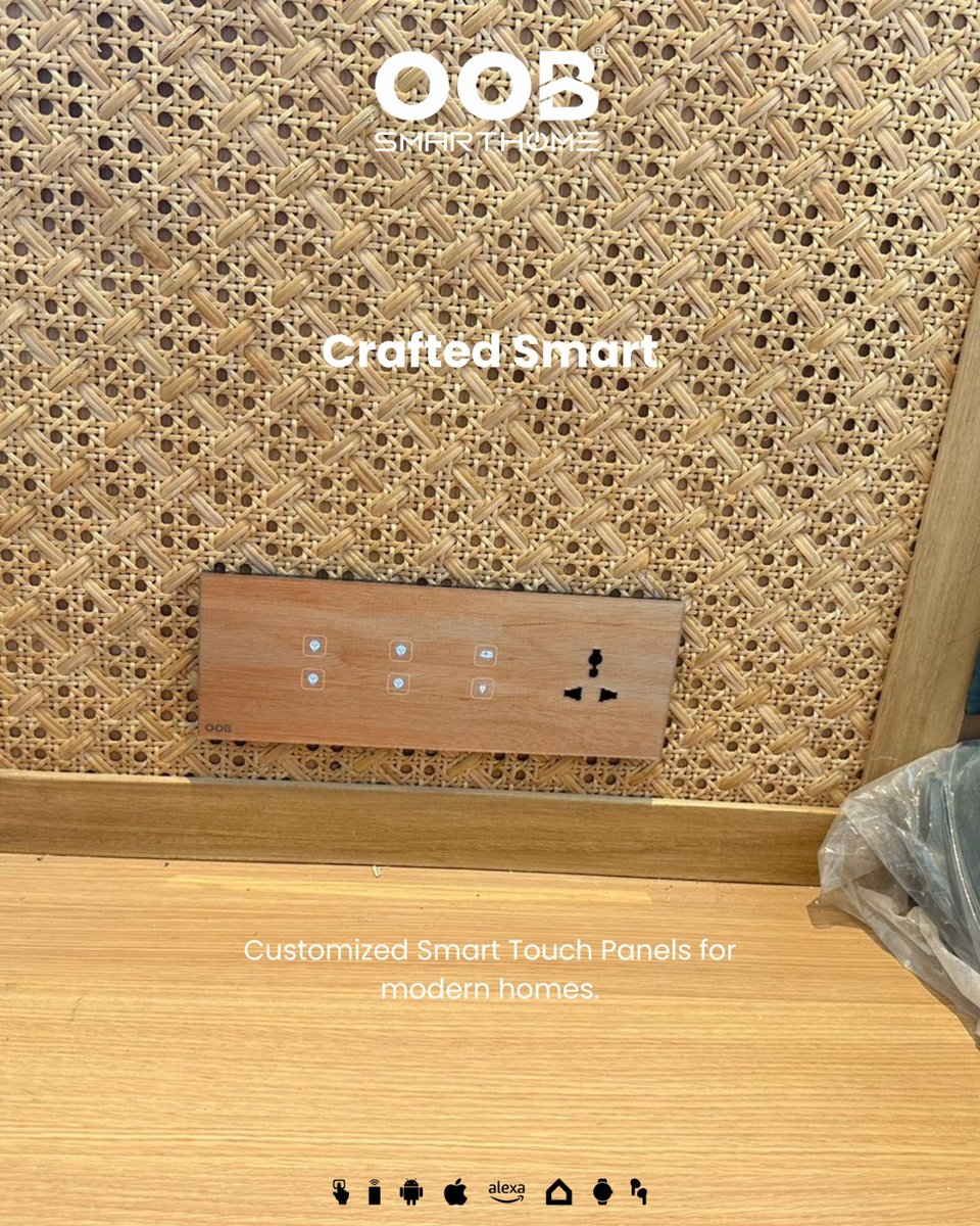 OobSmartHome's tweet photo. Natural wood. Seamless tech. Crafted Smart. ✨
Discover the perfect balance between artisan aesthetics and modern automation with OOB Smarthome. 
👉 Switch to Smart. Switch to OOB.
#OOBSmartHome #CratedSmart #SmartHomeAutomation #TechInnovation #SmartLiving #ModularTech https://t.co/a7Q8lfDifG