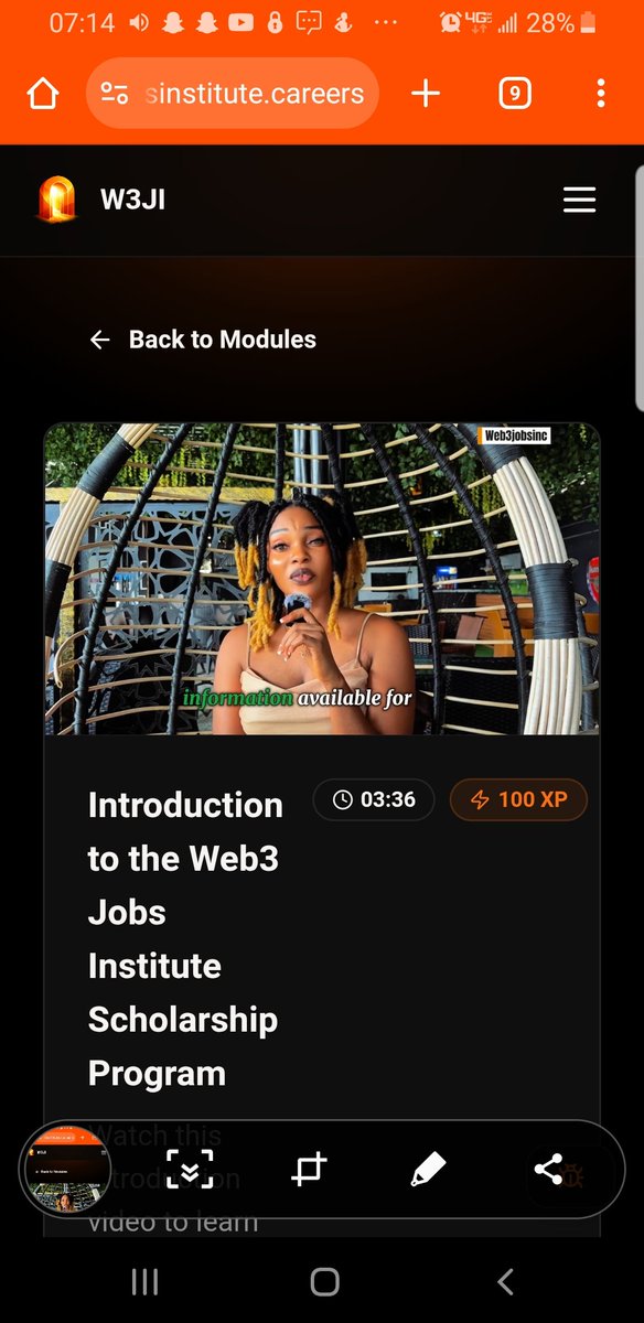 Web3 job institute.
Let's go!