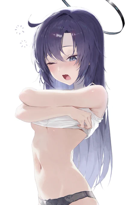 寝起きユウカ #ブルアカ