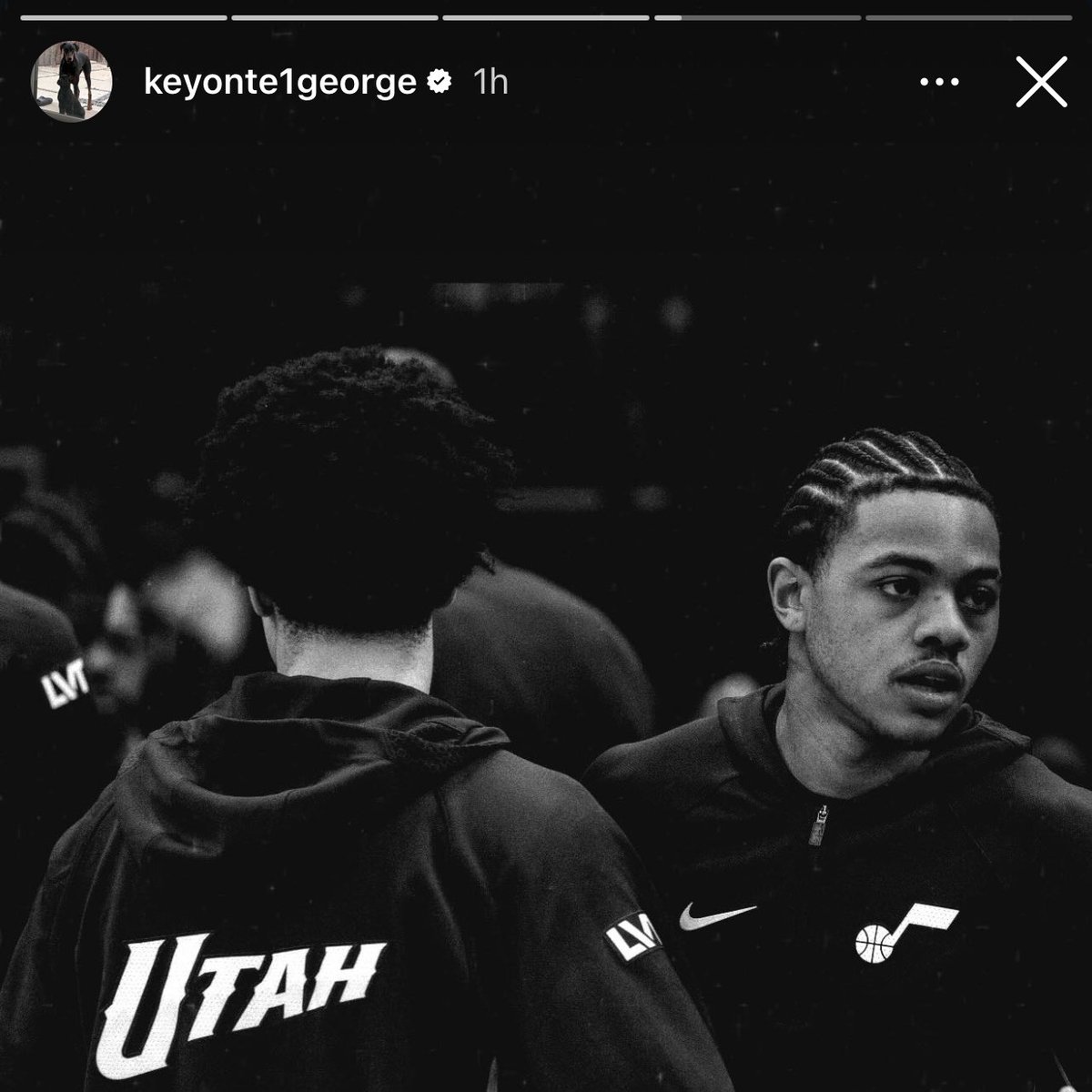 KatoParinaSLC's tweet image. Keyonte George bids farewell to Hendricks and Clayton via IG