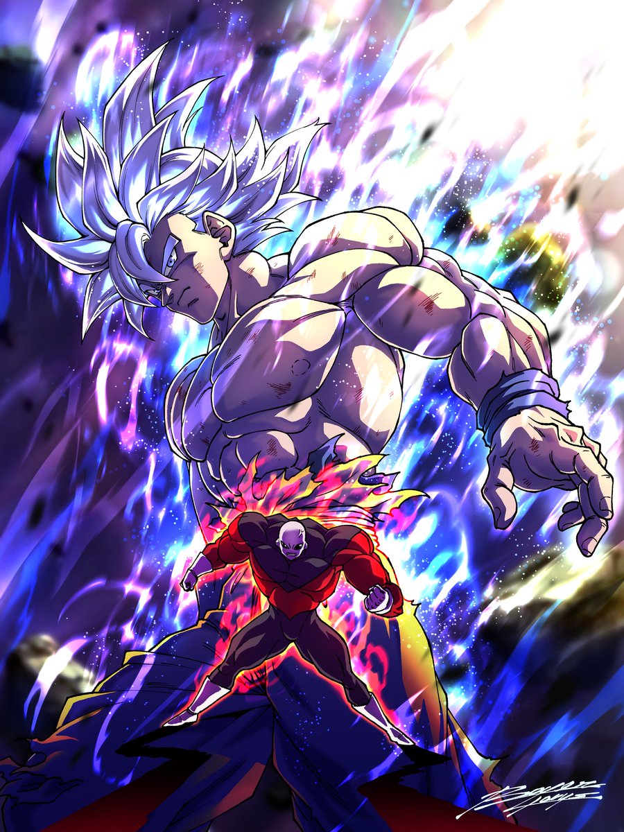 boyerjorys's tweet photo. Mastered Ultra Instinct #Goku and #Jiren art for today. I did this a few weeks ago, but I forgot to upload it.
Always fun to play with effects on this form.
#DragonBallSuper
Hope you guys will love it. https://t.co/T7jB0Z6d0S