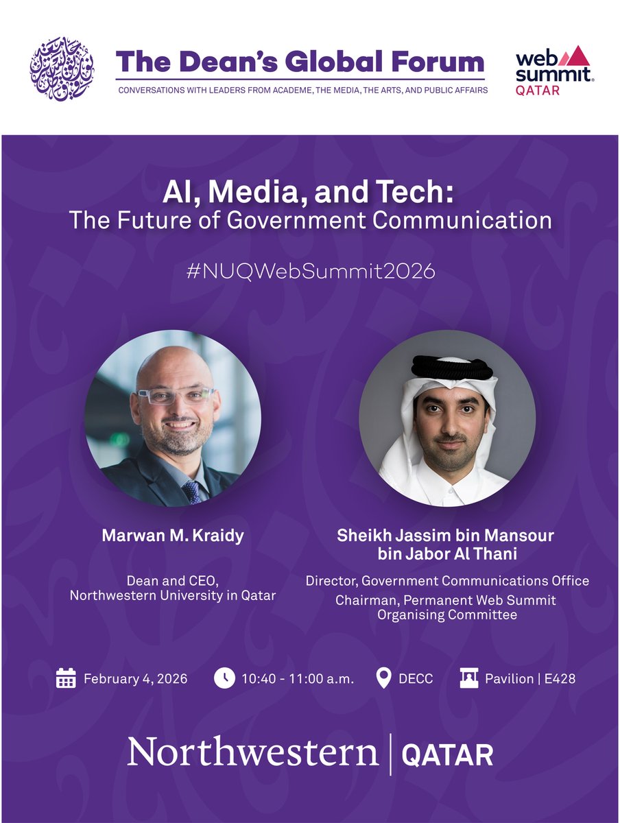 Northwestern Qatar tweet media