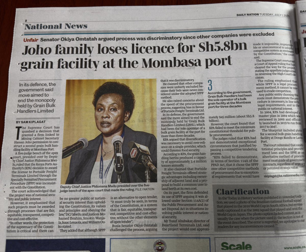 Okiya Omtatah went head to head with that Mombasa based Pablo Escobar mpaka Supreme court.