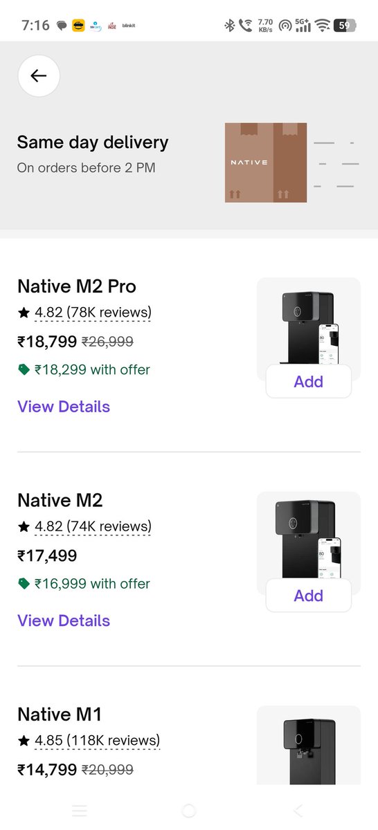 HUMANIDES's tweet photo. @urbancompany_UC @HDFCPension Beware of this @urban company they are full of fake and completemisleading as per their add they will deliver product within the same day but they didnt even dispatched. They reschedule the service without your concent before time .Dont buy anything from liar. https://t.co/eEaZ2HQaAF