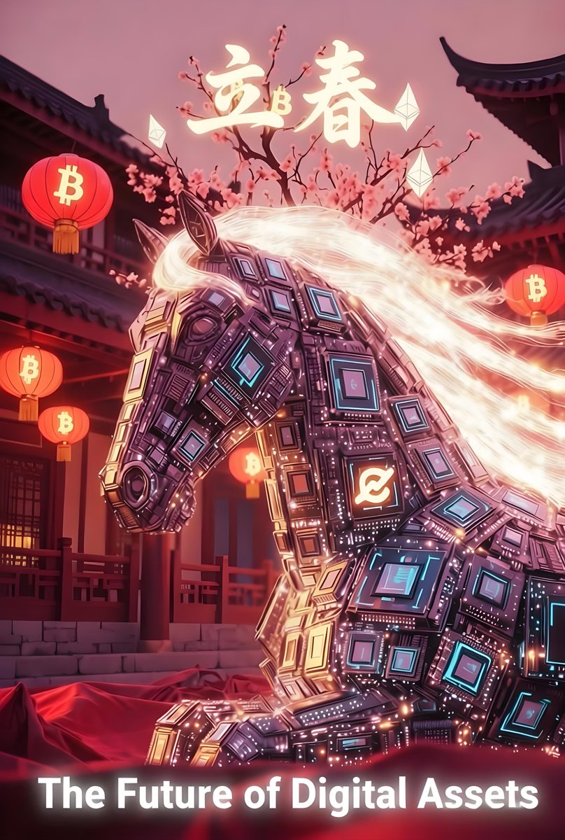 ETZchinese's tweet photo. 立春 · 跃马。
算法模拟不出春天的生机,但共识可以。 在万物复苏的时刻,ETZ Exchange 邀您共同见证链上2026的暖春。
The Future of Digital Assets.
#LiChun #ETZ #BTC https://t.co/IoUqUdcQRq