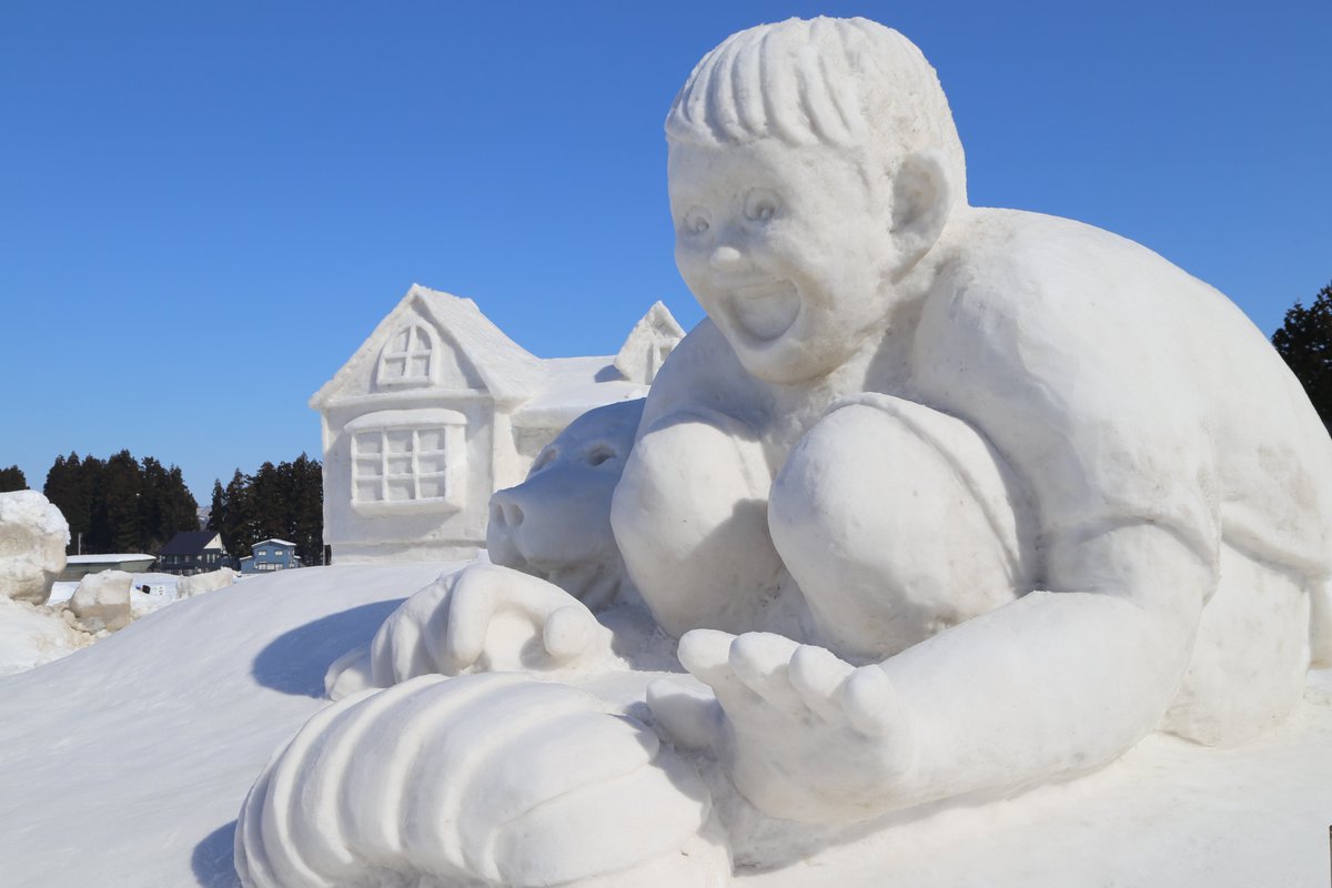 .˚⊹⁺‧┈┈┈┈┈┈┈┈┈┈┈┈‧⁺ ⊹˚.
　❄️第77回十日町雪まつり❄️
.˚⊹⁺‧┈┈┈┈┈┈┈┈┈┈┈┈‧⁺ ⊹˚.
🧊2月20日(金)～2月22日(日) ※2/20は雪像鑑賞のみ。
🧊市民が作る圧倒的な雪像が各地に出現
🧊地域色豊かなひろばが各地に登場