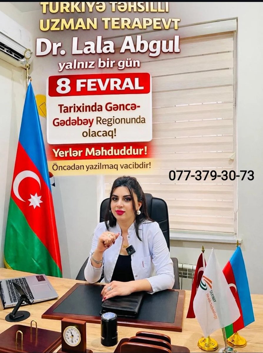 SebineLachin01's tweet photo. #silkwaygroupazerbaijan#hekim#terapevt#gence#saglamliq https://t.co/tPh24doCWc