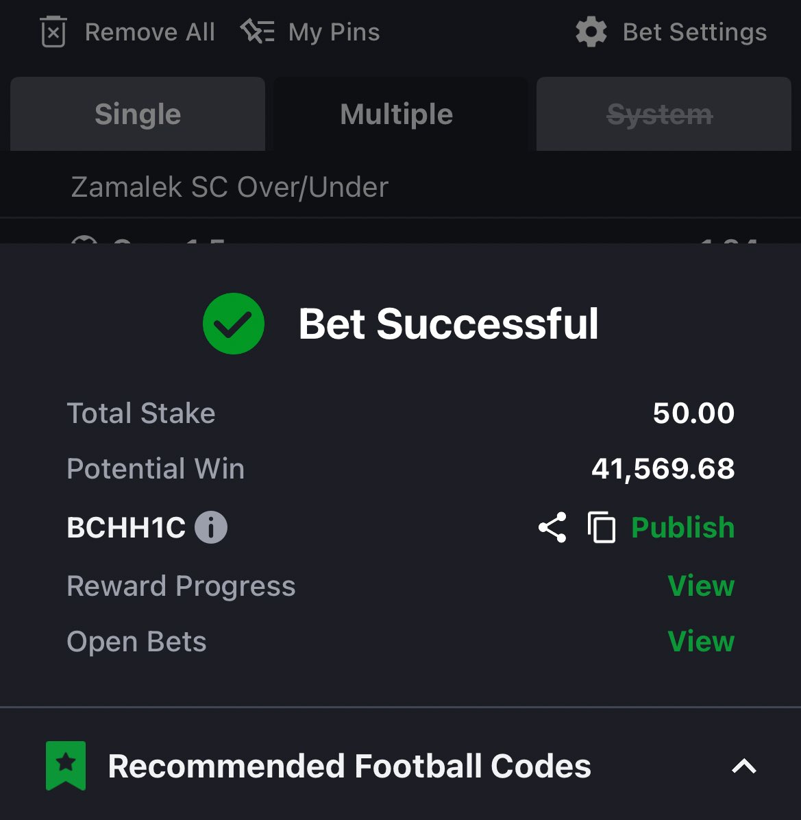 539 odds

SportyBet Code: BCHH1C