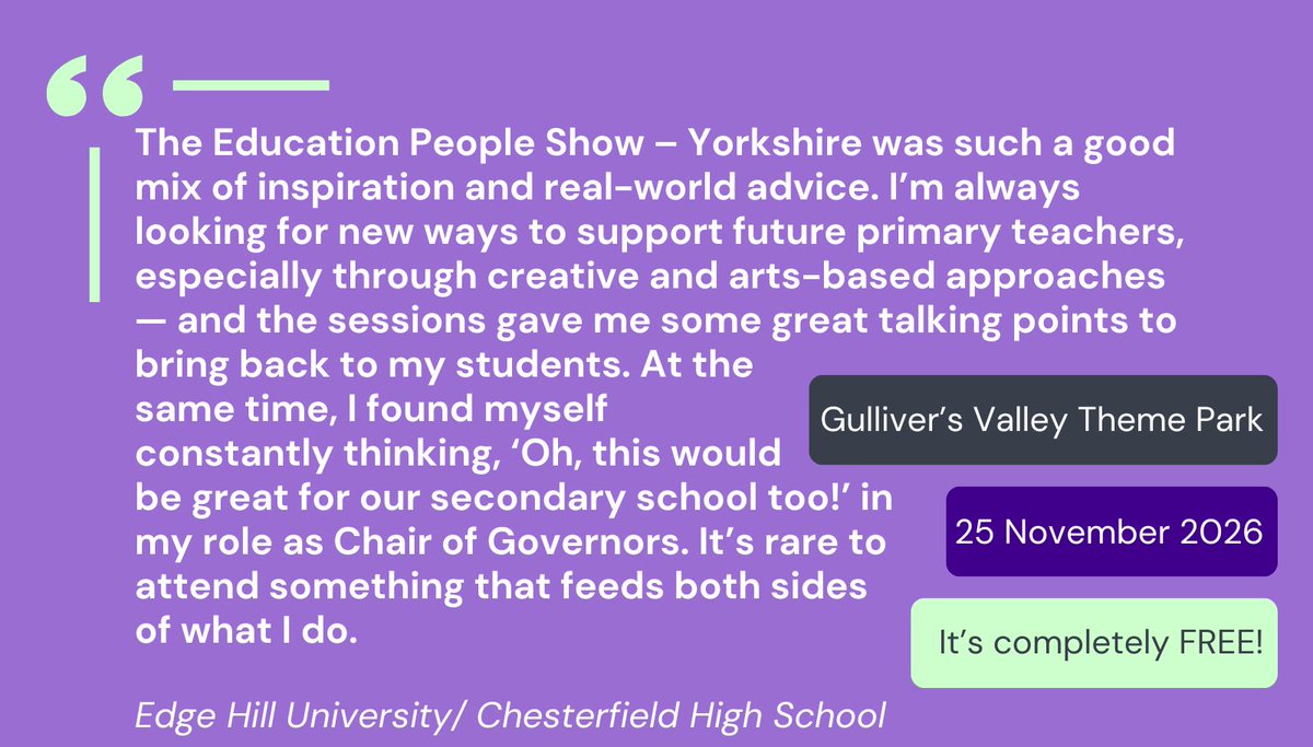 The Education People Show tweet media