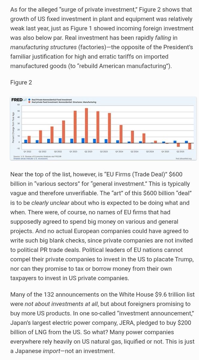 "At some point, by the art of doubling down on meaningless nonsense, the $9.6 trillion statistical fraud somehow became magically transformed into the even more unfathomable number of $18 trillion" 
 cato.org/blog/trumps-ei… via <a href="/CatoInstitute/">Cato Institute</a>
