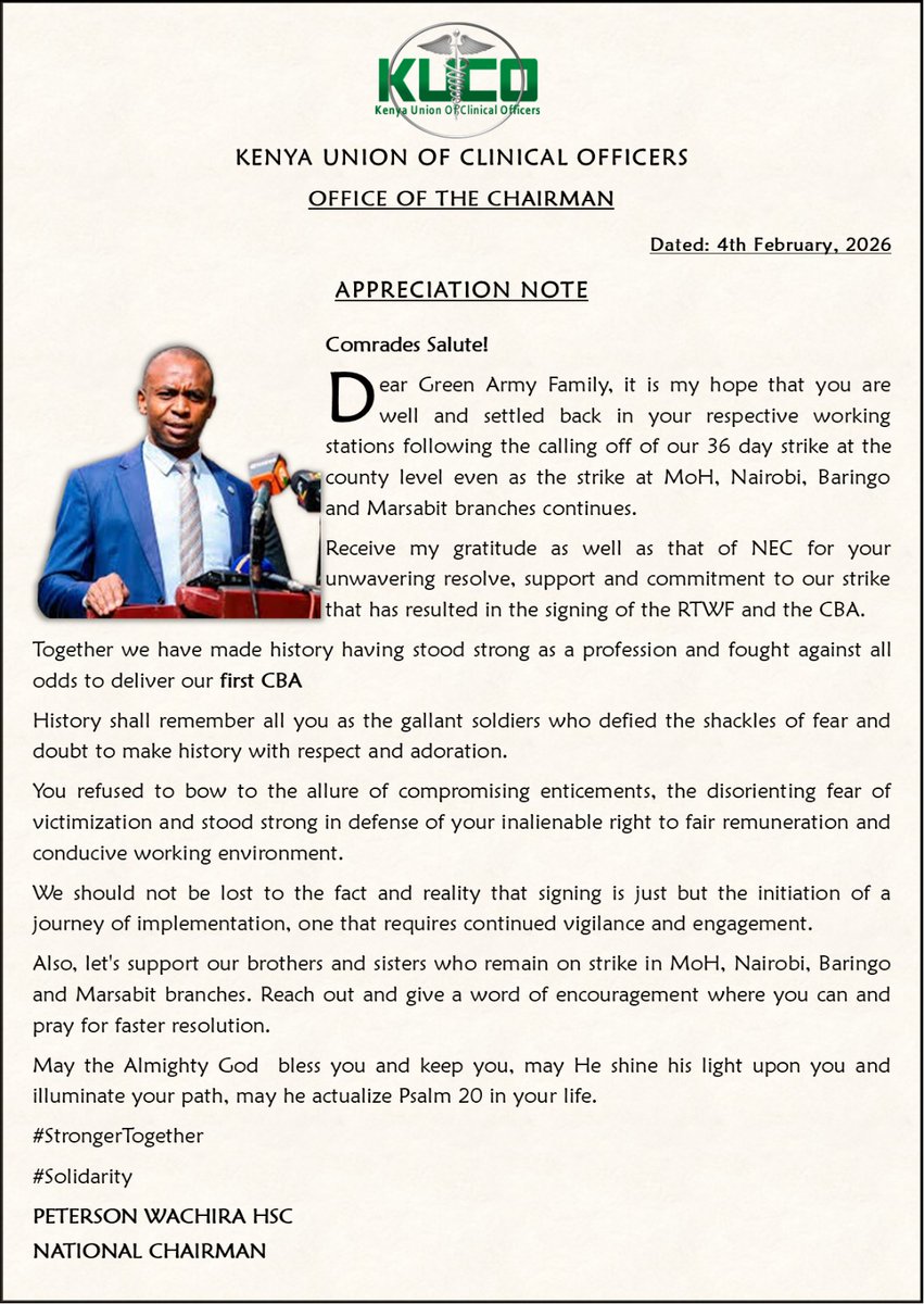 Peterson Wachira HSC tweet media