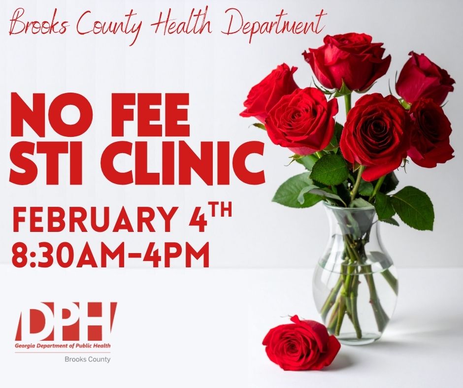 SouthHealthDist's tweet photo. Today's the day! Stop by the Brooks County Health Department today for our no Fee STI Clinic from 8:30 a.m. to 4:00 p.m. Walk-ins are welcome!
✔️ Free testing for HIV, Chlamydia, Syphilis, and Gonorrhea
📞 For more information, call 229-263-7585 https://t.co/PrNHH6Dzqf