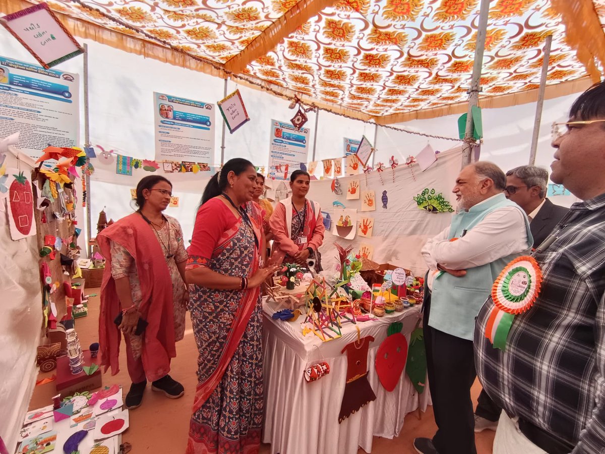 એજ્યુકેશનલ ઇનોવેશન ફેસ્ટિવલ 2025/26 
જિલ્લો : મહેસાણા 
 આંગણવાડી બહેનો દ્વારા ભાગ લેવામાં આવેલ.
<a href="/Annapurna4BJP/">Annpurna Devi</a>          
<a href="/MinistryWCD/">Ministry of WCD</a>                                                         
<a href="/CMOGuj/">CMO Gujarat</a>
<a href="/InfoGujarat/">Gujarat Information</a>
<a href="/manisha_vakil/">Dr. Manisha Vakil</a>    
<a href="/RanjitIAS/">Dr. Ranjit Kumar Singh, IAS</a>
<a href="/PIBAhmedabad/">PIB in Gujarat 🇮🇳</a>