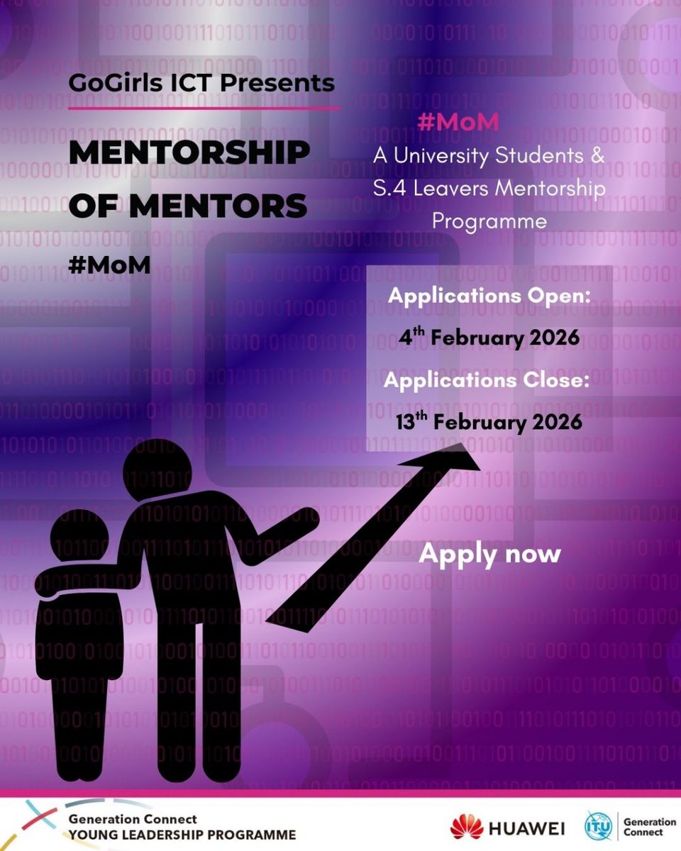 🚀 Since 2016, Time to Shine ICT has empowered girls and boys through #Steam edu.
✨ In 2026, we evolve - Emerging Tech, Design Thinking &amp; Digital Ent.
👉 Join the mentor call via: docs.google.com/forms/d/e/1FAI…

Prog. imp. by <a href="/grace_gaso/">GASO GRACE</a> <a href="/ITU/">Int’l Telecommunication Union</a> supported <a href="/Huawei/">Huawei</a> #SouthSudan #youthintech
