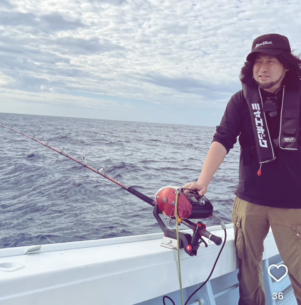 ワケあって動画の編集ができない状況にあります が、電動リールで有名