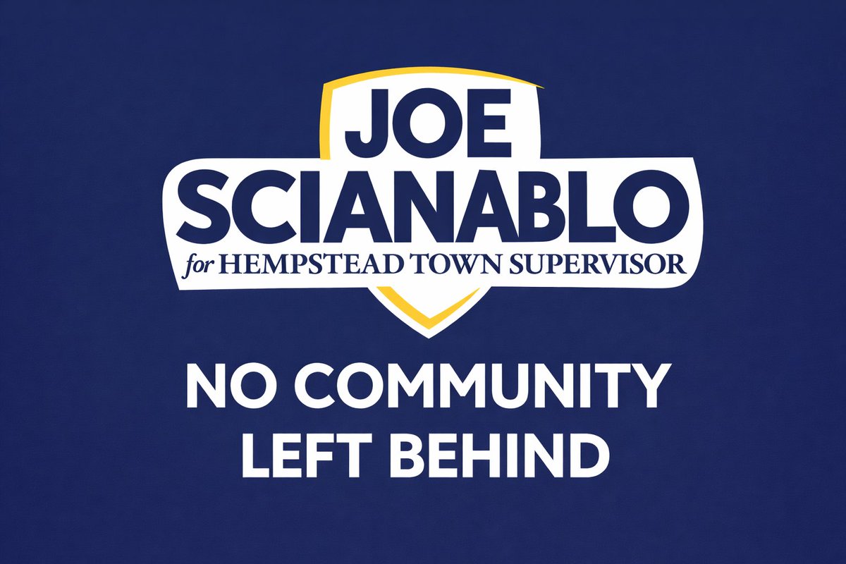 votejoeTOH's tweet photo. @News12LI @theheraldgroup 
#townofhempstead #LocalGovernment  #joescianablo2026 https://t.co/i0Ogig7Utc