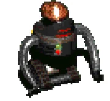 RazorwireRPG's tweet photo. I feel like OG robots are much more rare and weird in the first two games. I love how the OG Robobrains are packing rifles for some dumb reason. Not laser weapons, just rifles. And the early versions of the Eyebot didn't have lasers either, but an electric baton of some sort. Obviously they were plays on AtomPunk robots and "Robot" from Lost in Space, but these guys were both kinda dumb and dangerous. I do have to admit I really don't like the design of the Sentry Bots from Fallout 2, as they look far too much like something from early Mechwarrior. Rare Modern Fallout W in that regard.