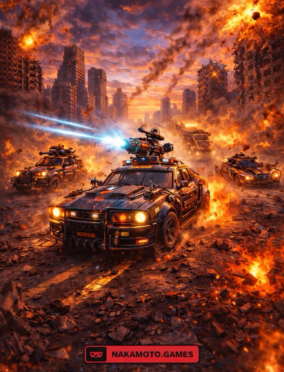 Mqda1's tweet photo. Metal Rampage isn’t just another game.

The bold concept, explosive atmosphere, and insane attention to detail make every vehicle feel like a beast of its own. You can feel Nakamoto Games’ vision in every frame, every moment of chaos.

This is Metal Rampage. 🔥🚀

$NAKA 💥🔥 https://t.co/VUbf9IDTfV