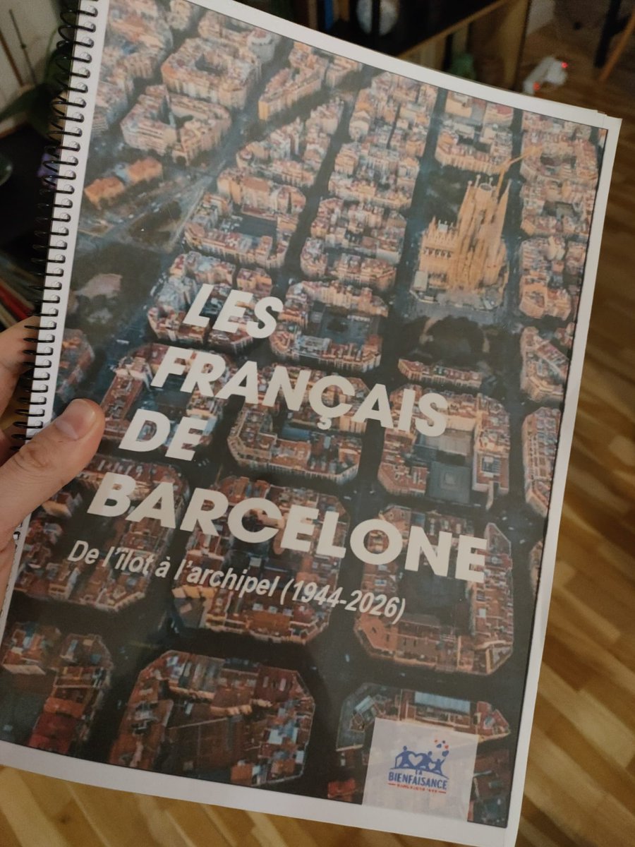 Ça y est ! Le tome 2 des Français à Barcelone est achevé et prêt à partir à l’impression, grâce au soutien de la Bienfaisance et de toutes les autres structures françaises de Barcelone 📚✨

Il retrace l’histoire des Français à Barcelone de la fin de la Seconde Guerre mondiale à