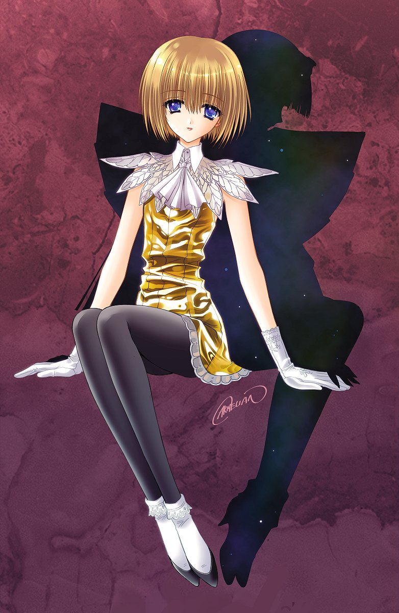 『FSS』
当呉@忘れ物大王返上！(<a href="/togo2989/">当呉@忘れ物大王返上！</a>)さんから
の発掘リクエスト

クローソーのリクエストだったんですが、探しだせませんでした💦かわりにお姉さまを…ラキシスを添えますね！(2002年の同人誌から）