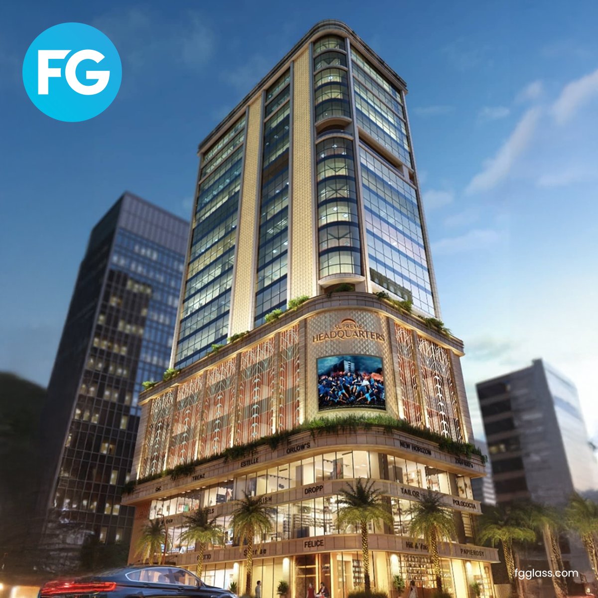 FGGlassInd's tweet photo. Supreme Headquarters | Bandra West, Mumbai
FG delivered high-performance FACADESHIELD™ glazing, enhancing daylight, transparency &amp; façade performance for this modern commercial landmark.

Client:  @SupremeUnivrsal 
📍 Mumbai, India
🔗 https://t.co/l1tl7qvtus

#FGGlass https://t.co/EEYona88up