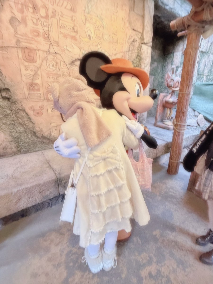 ミッキーとっても優しかった( ¨*)ෆ.*･ﾟ