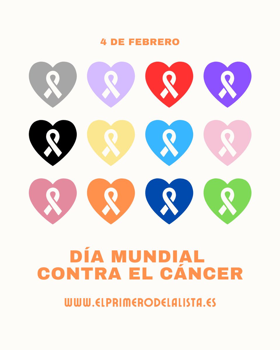 primerodelalist's tweet photo. 🎗️ 𝟒 𝐝𝐞 𝐟𝐞𝐛𝐫𝐞𝐫𝐨 | 𝐃𝐢́𝐚 𝐌𝐮𝐧𝐝𝐢𝐚𝐥 𝐜𝐨𝐧𝐭𝐫𝐚 𝐞𝐥 𝐂𝐚́𝐧𝐜𝐞𝐫
En El Primero de la Lista apoyamos las iniciativas que promueven la concienciación, la prevención y el compromiso social.

#eplcordoba #marketingcordoba #diseñoweb #posicionamientoweb https://t.co/pgEktrobLb