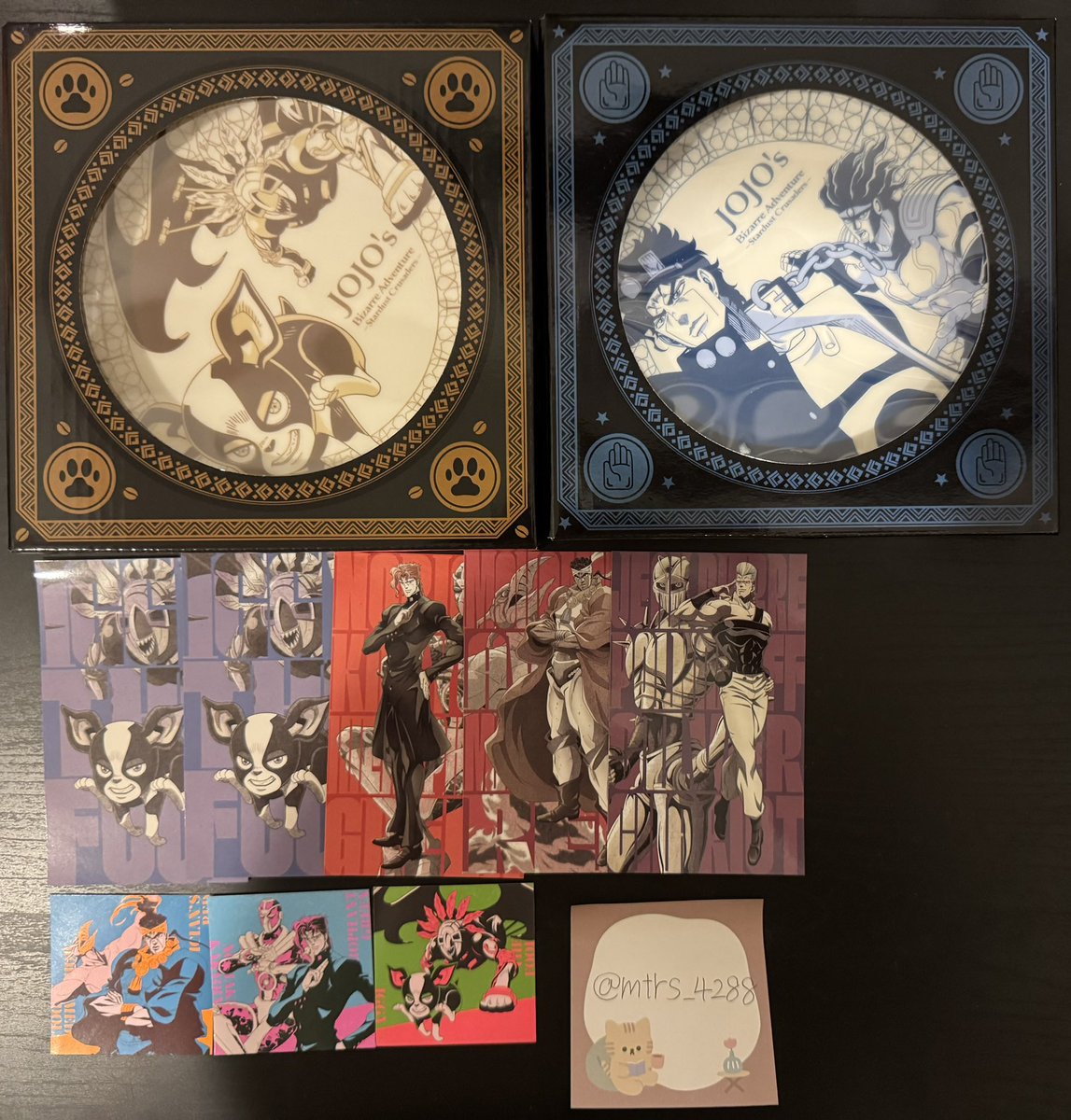 mtrs_4288's tweet photo. 【交換】  ジョジョの奇妙な冒険 スターダストクルセイダース スシロー トラベルステッカー プレート

譲:画像のもの

求:DIO

郵送でのお取引となります。
検索からでもお気軽にお声掛けくださいませ🍀 https://t.co/6cHA3xke9c