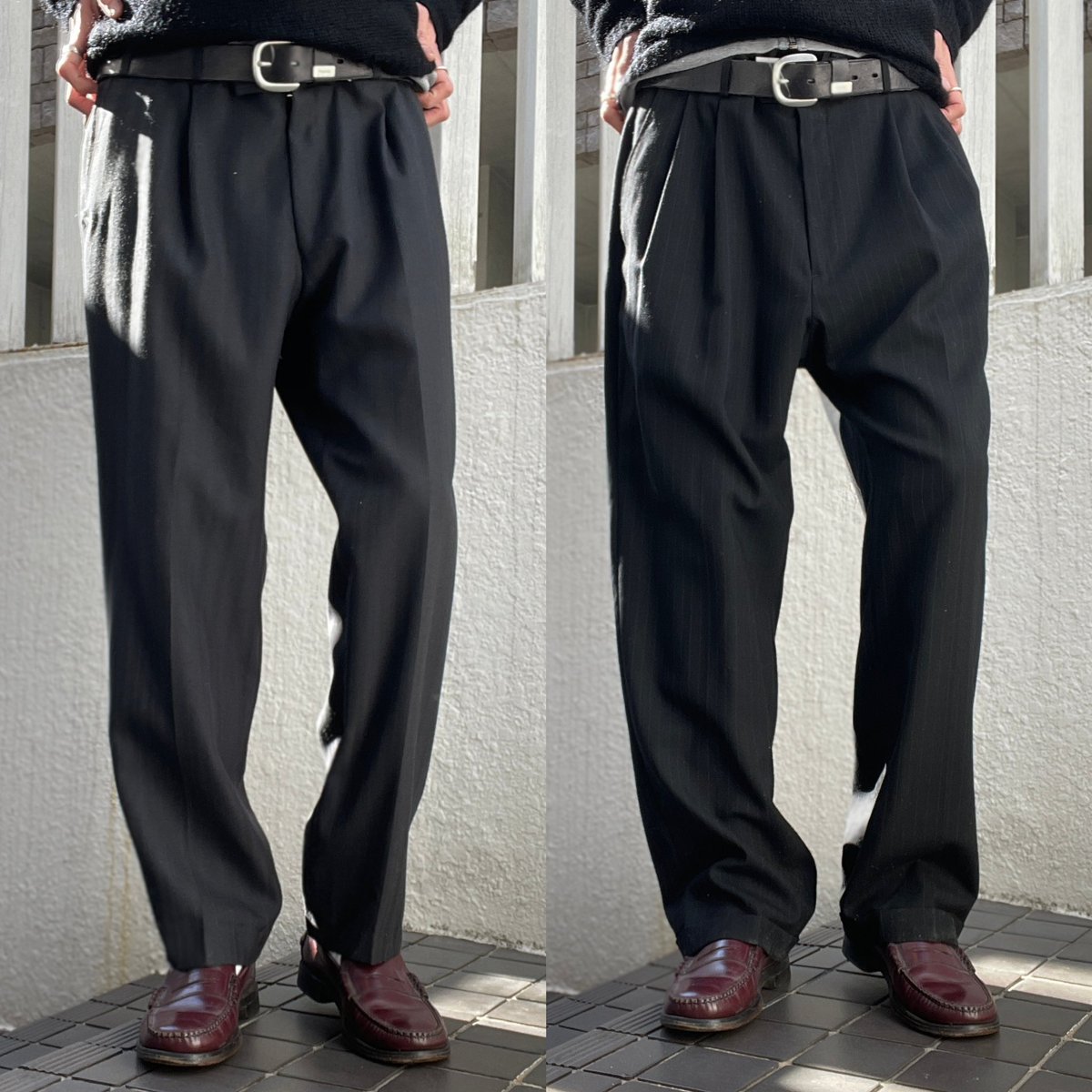 ONLINE ITEMS(2/5)】 明日12時より、ワイドスラックス2点入荷いたし