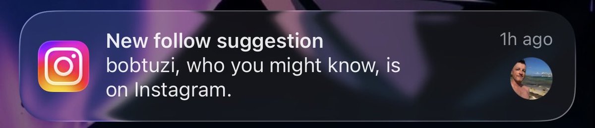 I’d sure hope I know him, he’s meant to be me! But that’s not me on Instagram!