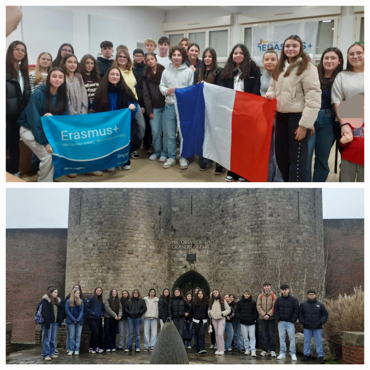 Primer día en Francia superado con muchas actividades: visita del instituto, desayuno francés, exposiciones orales, visita de la "Ressourcerie" de Péronne y taller origami con papel reciclado. ¡Ha sido un gran día!
#somosadaja #somoseducacyl #erasmusplus #AprenderHaciendo