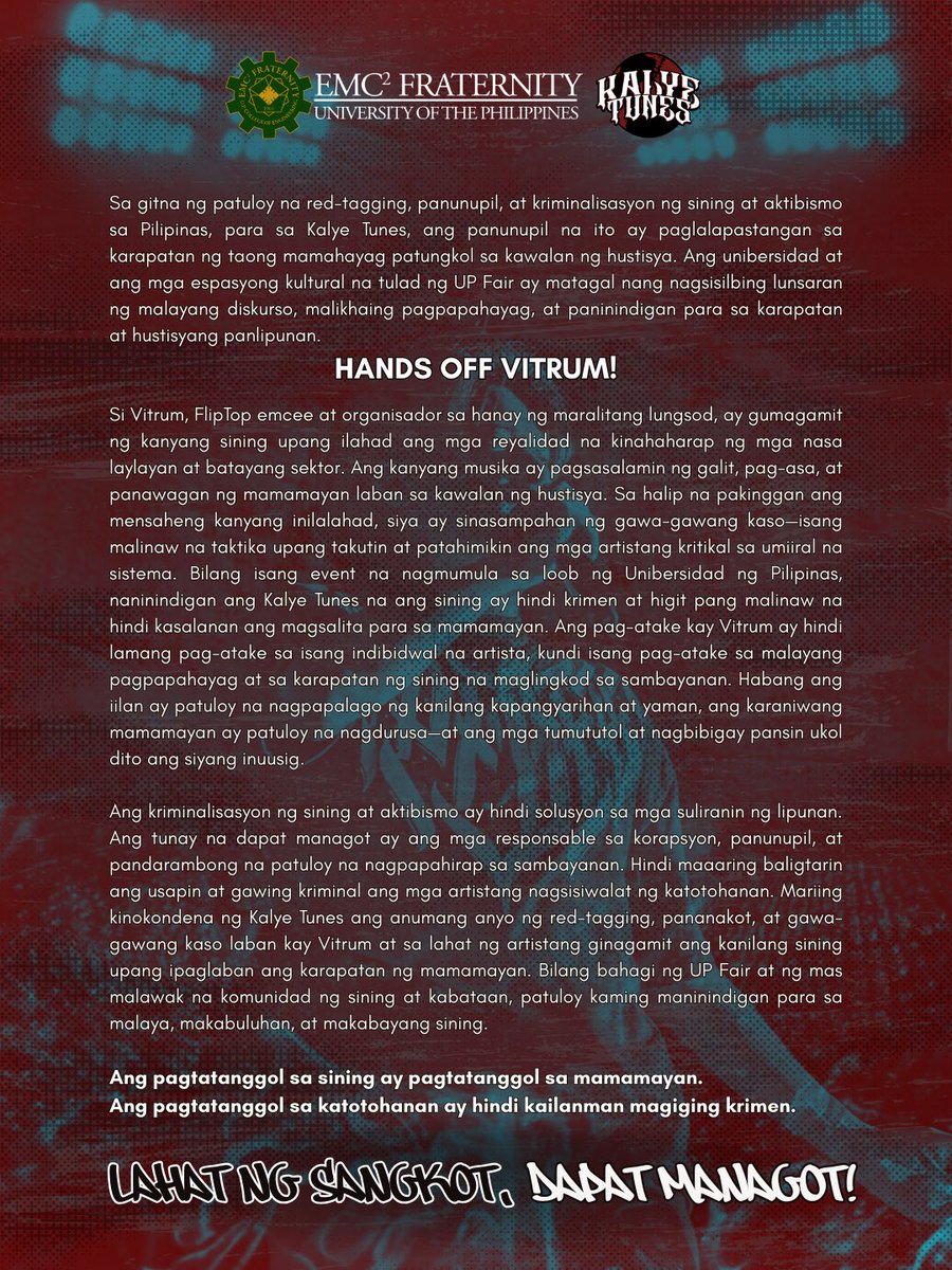 Kalye Tunes: UP Fair Wednesday tweet media