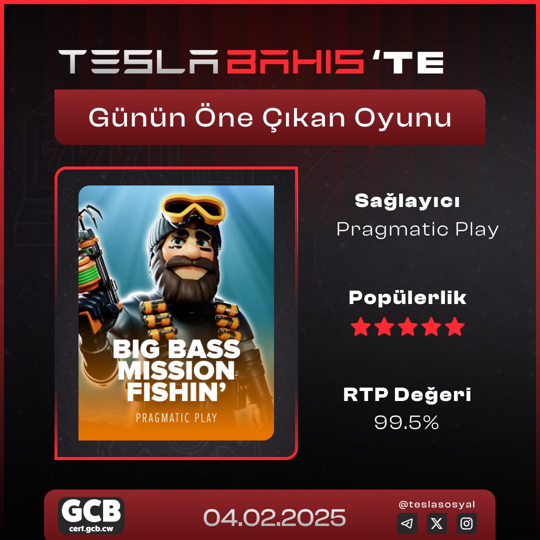 🎰 #TESLABAHİS’TE YÜKSEK RTP ORANIYLA GÜNÜN KAZANDIRAN OYUNU

➡️Big Bass Mission Fishin’
➡️Pragmatic Play
➡️%99.5 RTP
➡️⭐️⭐️⭐️⭐️⭐️

 ▶️Hemen tıkla, gününe renk kat! 

🌐go.aff.teslaaffilate.com/2st1tqn3