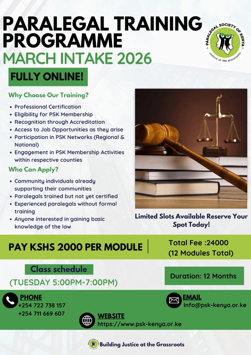 Paralegal Society of Kenya (PSK) tweet media