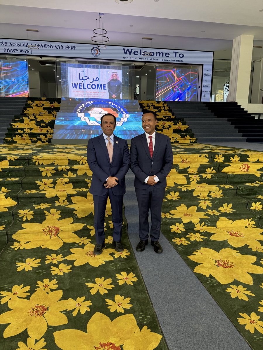 A pleasure to join <a href="/EthiopianAII/">Ethiopian Artificial Intelligence Institute</a>
to provide a tour of the #AI UniPod in Addis for Ambassador of <a href="/QatarEmbassyADD/">QatarEmbassy_Ethiopia</a> ahead of the  launch. The  🤝 b/n 🇪🇹's AI institute, <a href="/UNDPEthiopia/">UNDP Ethiopia</a> &amp; <a href="/AddisAbabaUni/">Addis Ababa University</a>  is a belief in the power of youth + innovation to unleash solutions for Africa.
