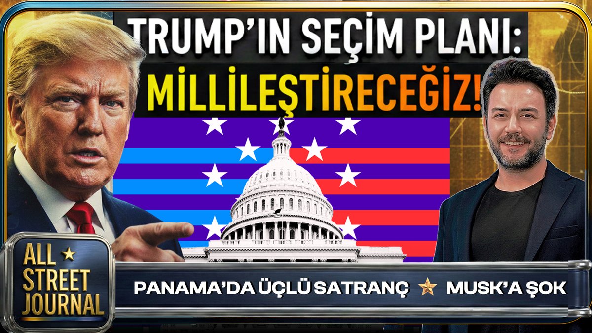 NBE_TV's tweet photo. Tamer Işıtır’ın ( @desvontamer ) hazırlayıp sunduğu All Street Journal’da bugünkü başlıklar:

🇨🇴 Kolombiya lideri Petro, Trump’la arayı düzeltti
🗳️ Trump’tan “seçimleri millileştirme” çağrısı
🚁 ABD ordusu, İran İHA’sı düşürdü
🤝 ABD-İran zirvesi İstanbul’dan Umman’a mı taşınıyor?
💧 ABD ve Meksika’dan yeni su anlaşması
🚢 Panama Kanalı’nda üçlü satranç
🪨 AB, ABD’yle kritik mineral cephesi kuruyor
🇭🇺 Macaristan seçimlerine doğru: Orban yolun sonunda mı?
📂 Polonya “Epstein Komitesi” kuruyor
🚓 Fransız polisi, Paris’teki X ofisine baskın yaptı
🚗 Xiaomi’nin “Tesla katili” SU7’si Model 3’ü geride bıraktı

🔴 İzlemek için: https://t.co/z91O89pL9Z