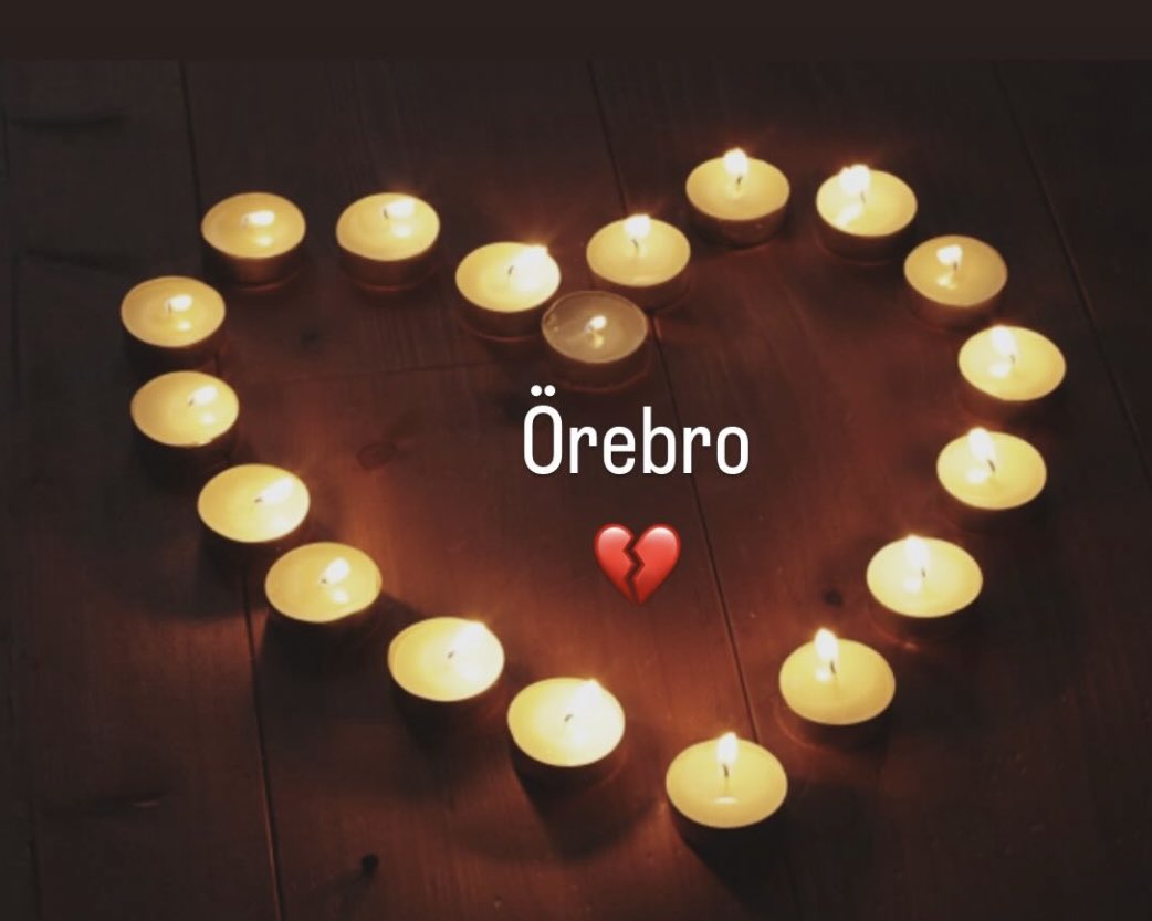 Ett år sedan skolmassakern i Örebro ❤️
Vi glömmer aldrig ❤️
Trygghet du fattas oss ❤️
#risbergska