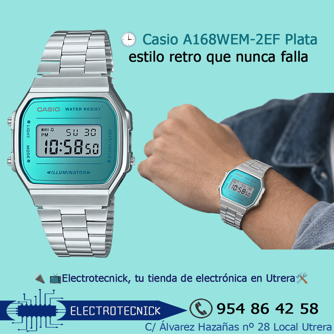 ElectrotecnickU's tweet image. 🕒 𝐂𝐚𝐬𝐢𝐨 𝐀𝟏𝟔𝟖𝐖𝐄𝐌-𝟐𝐄𝐅 𝐏𝐥𝐚𝐭𝐚: 𝐞𝐬𝐭𝐢𝐥𝐨 𝐫𝐞𝐭𝐫𝐨 𝐪𝐮𝐞 𝐧𝐮𝐧𝐜𝐚 𝐟𝐚𝐥𝐥𝐚
📍 C/ Álvarez Hazaña 28, Local · Utrera
📞 954 86 42 58
#Casio #CasioVintage #RelojDigital #EstiloRetro #Electrotecnick #Utrera